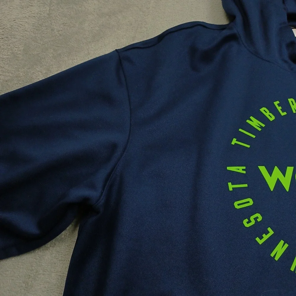 Minnesota Timberwolves Sweater Mens XXLT Blue Hoodie Nike Basketball NBA